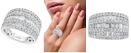 EFFY Collection EFFY&reg; Multirow Diamond Statement Ring (2-1/4 ct. t.w.) in 14k White Gold